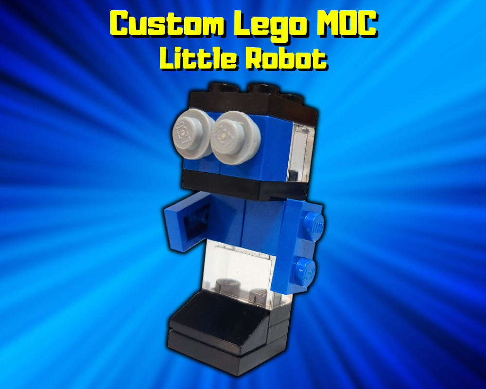 Lego Moc Little Robot By Noob Builds Rebrickable Build With Lego - lego robot roblox noob