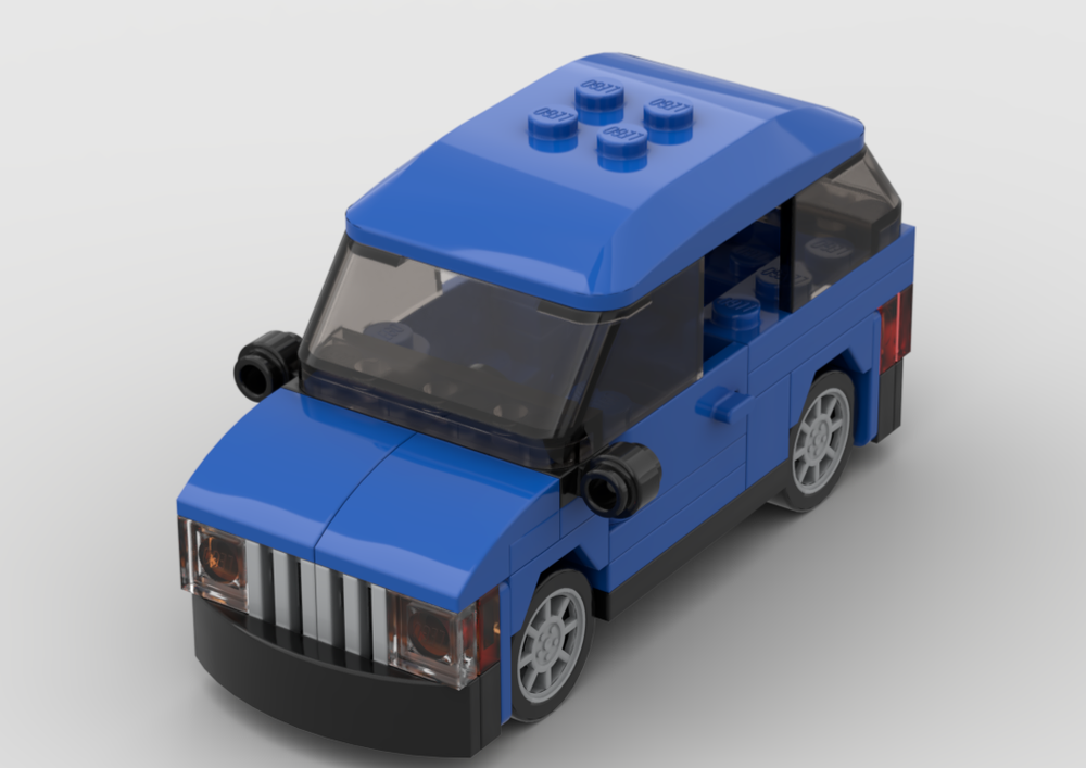 LEGO MOC-278565 Classic Blue Hatchback by kingboo86 | Rebrickable ...