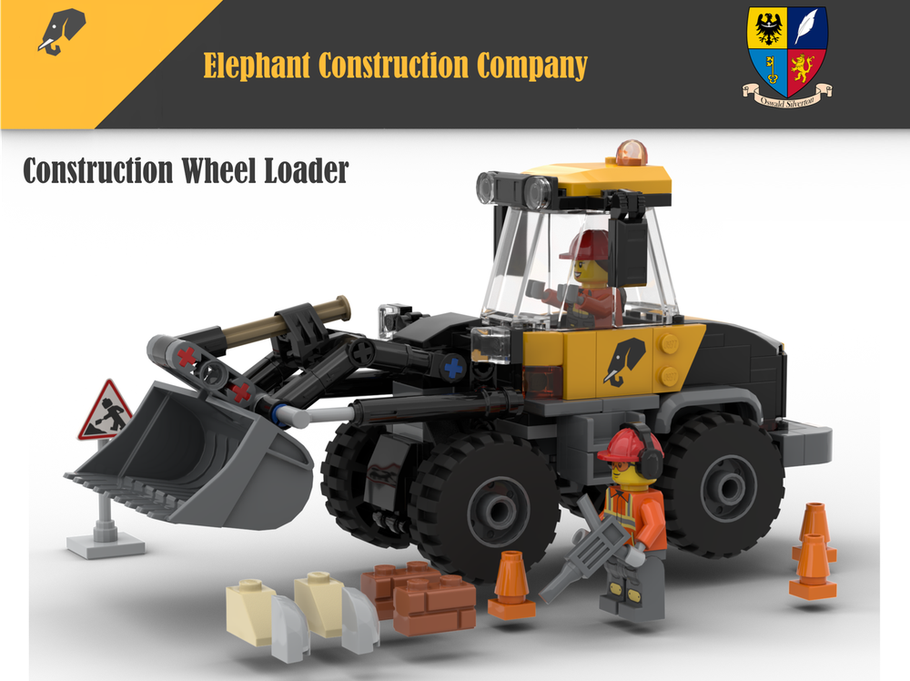 LEGO MOC-278709 City Elephant Construction Company - Yellow ...