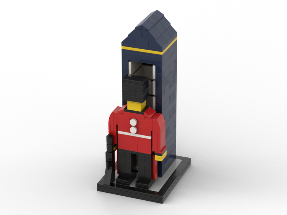 LEGO MOC Kings Queens Guard with Sentry Box by perbonde