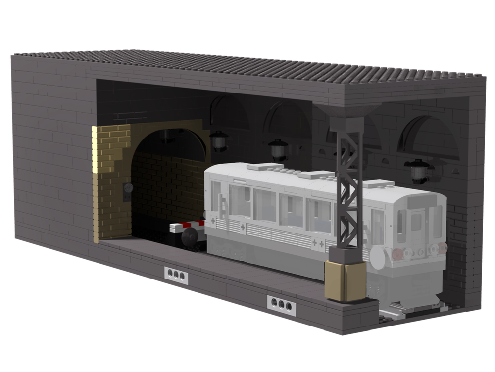 LEGO MOC-278856 Underground Train Station - 76321 & 10132 Modification ...