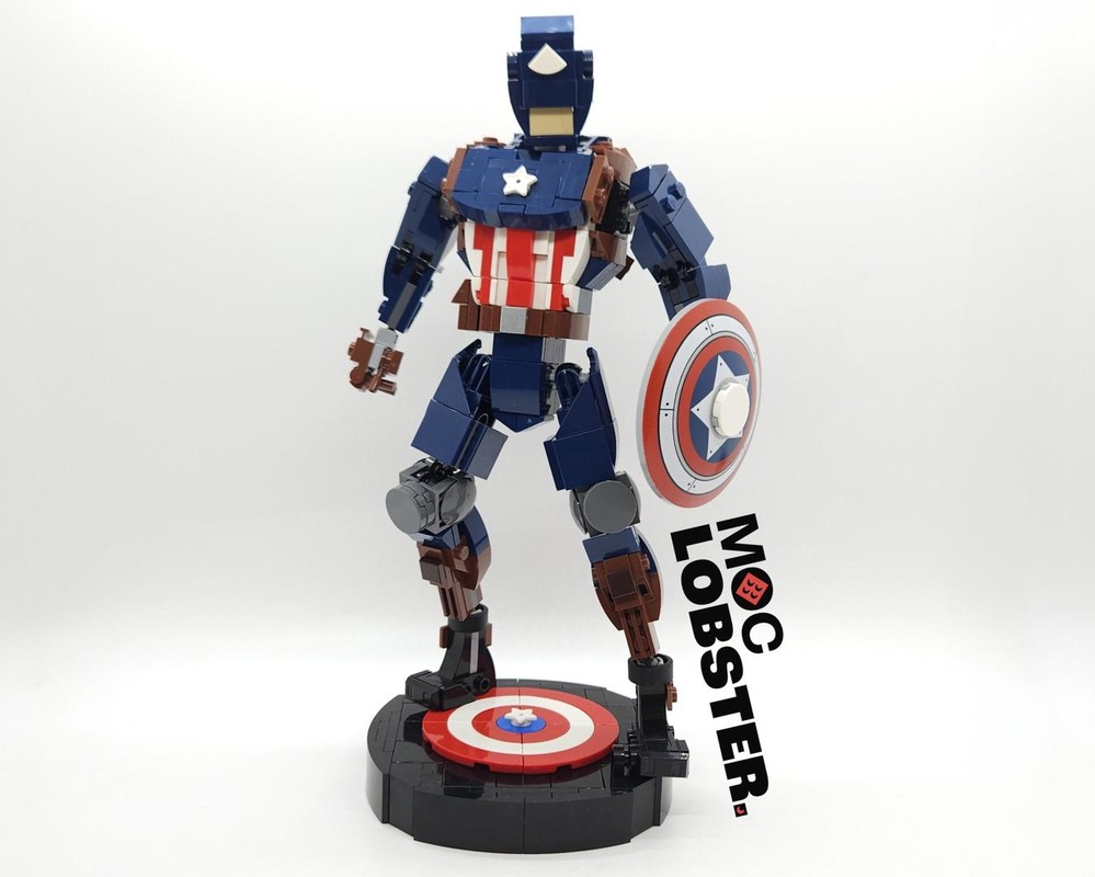 LEGO MOC-278913 Steve Rogers (Captain America) by Moc_Lobster ...
