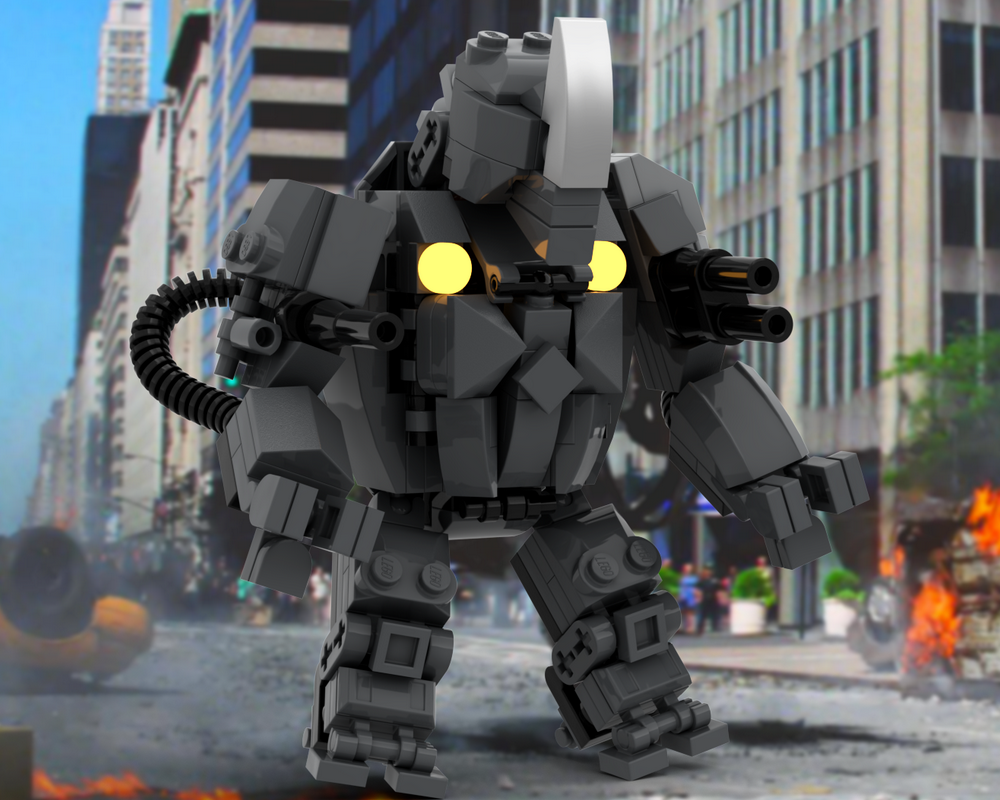 LEGO MOC-279099 Rhino Mech Suit by Legomanarthur | Rebrickable - Build ...