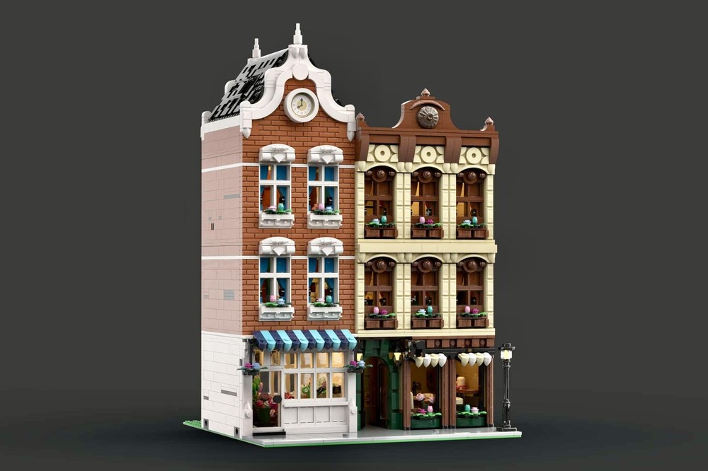 LEGO MOC-279130 Flowers & Snacks Modular Building by PeetersKevin ...