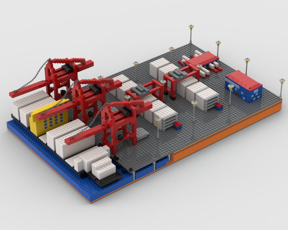 LEGO MOC-279236 Mini Container Terminal by antonious054 | Rebrickable ...