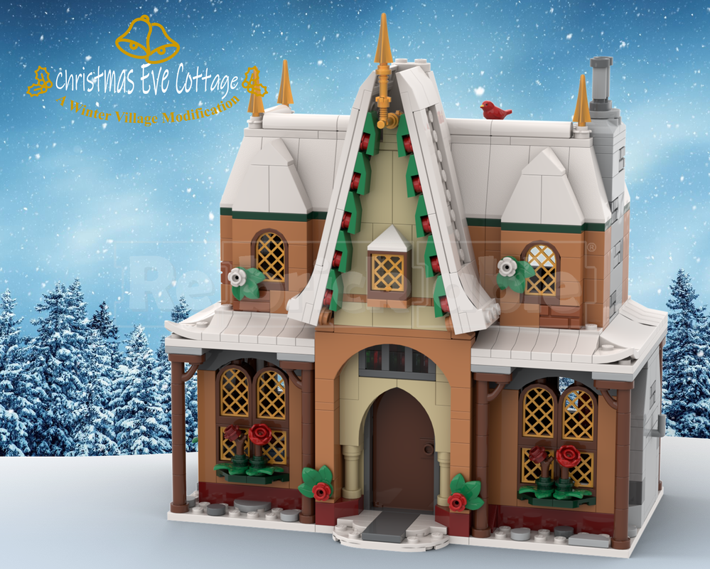 LEGO MOC-279290 Christmas Eve Cottage by brickholmbuilds | Rebrickable ...