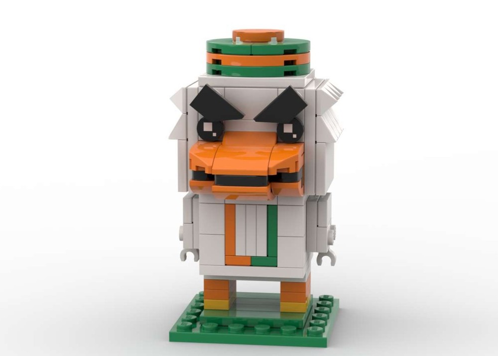 LEGO MOC-279422 Sebastian the Ibis (University of Miami) Brick Buddy by ...