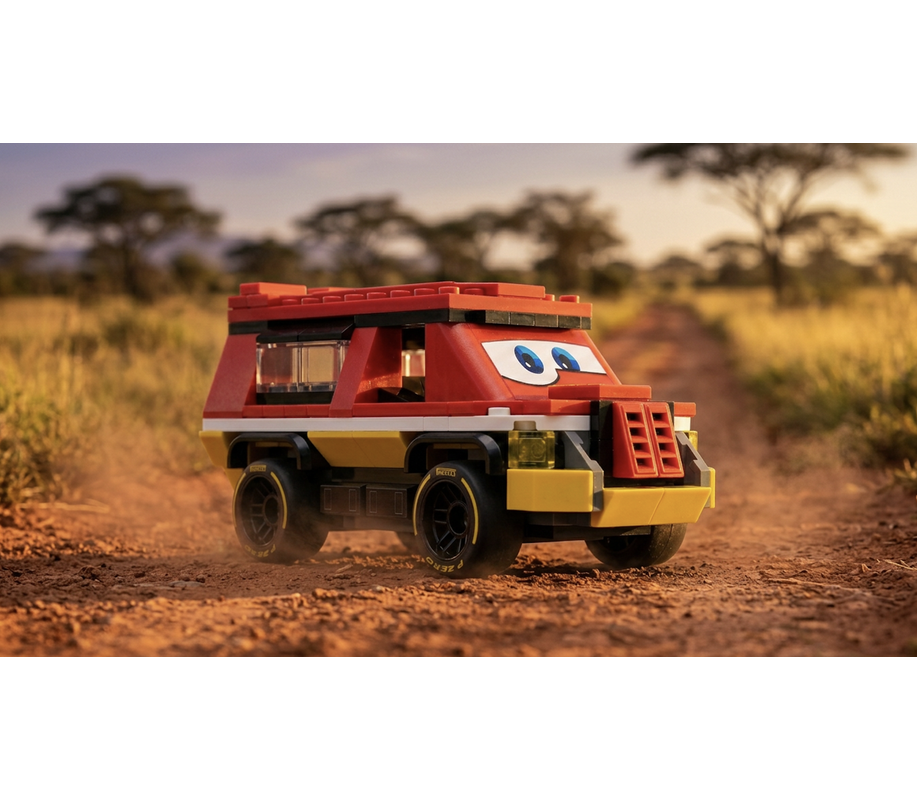 LEGO MOC-279599 Lighting McQueen inspired VAN by Keep On Bricking ...