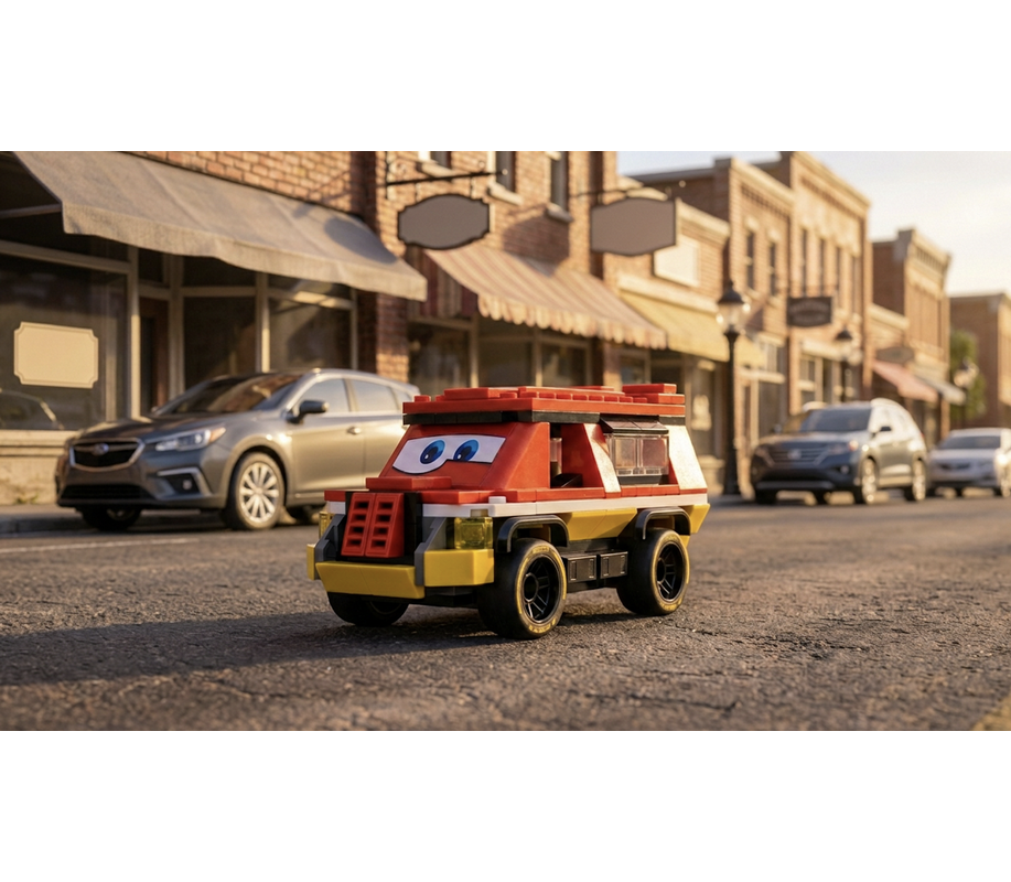 LEGO MOC-279599 Lighting McQueen inspired VAN by Keep On Bricking ...