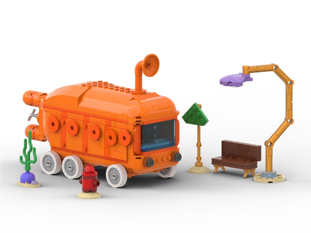 LEGO MOC-279651 Bikini Bottom Bus by spicylanko | Rebrickable - Build ...