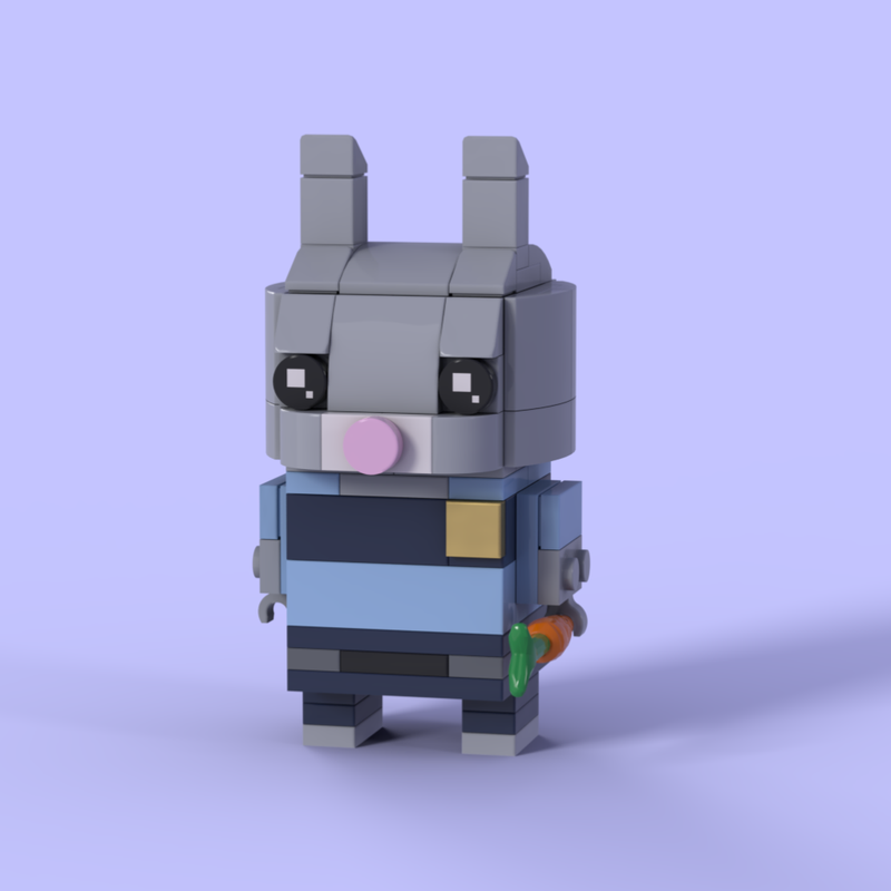 LEGO MOC-279661 Judy Hopps Brickheadz by DoodlePanzer217 | Rebrickable ...