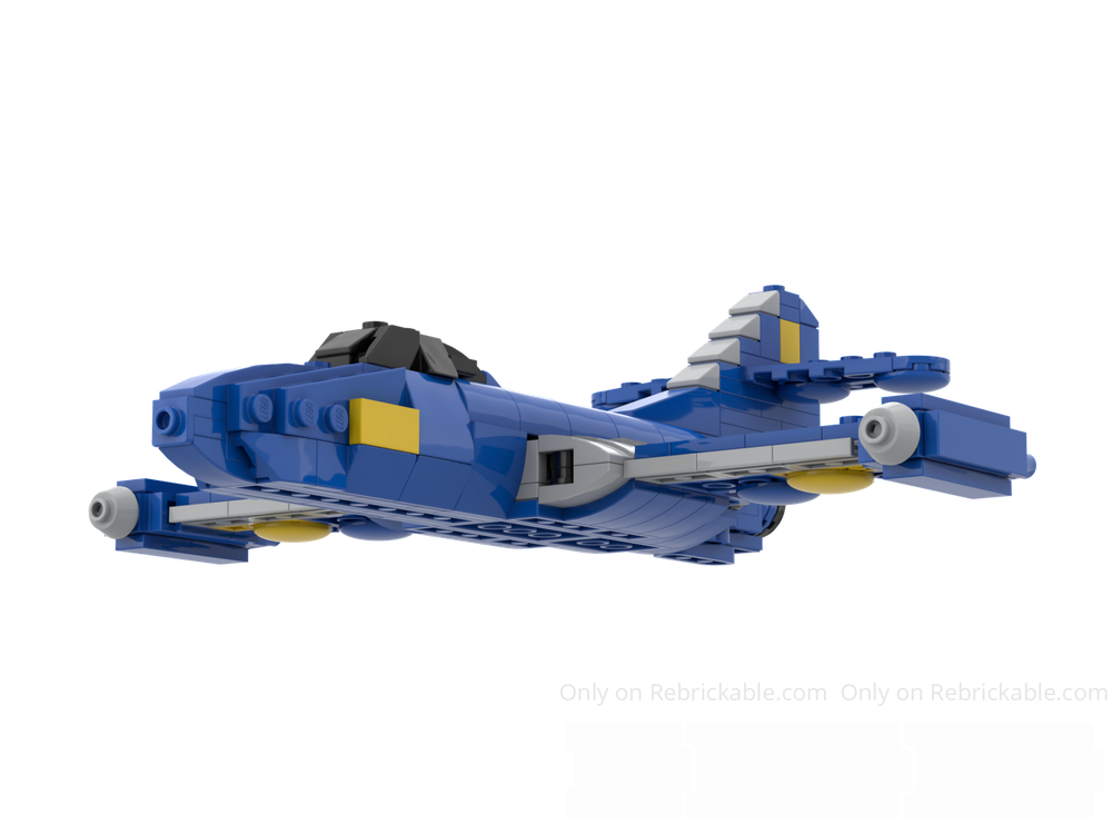 LEGO MOC-279781 Grumman F9F-5 Panther (Blue Angels) by TheBrickMaster26 ...
