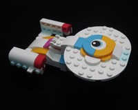 The EYEnterprise - Enterprise D    -   Lego 31140 Unicorn