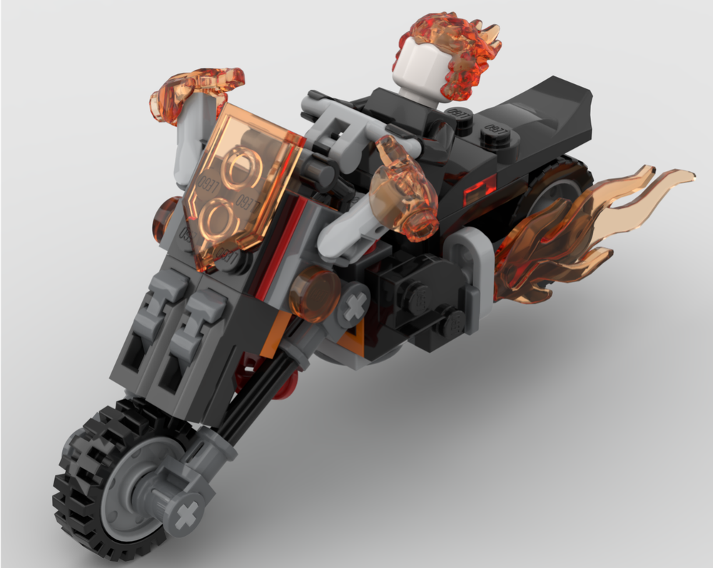 LEGO MOC-279972 Restyled Bike with horned skull 76335 by rnrd25 ...