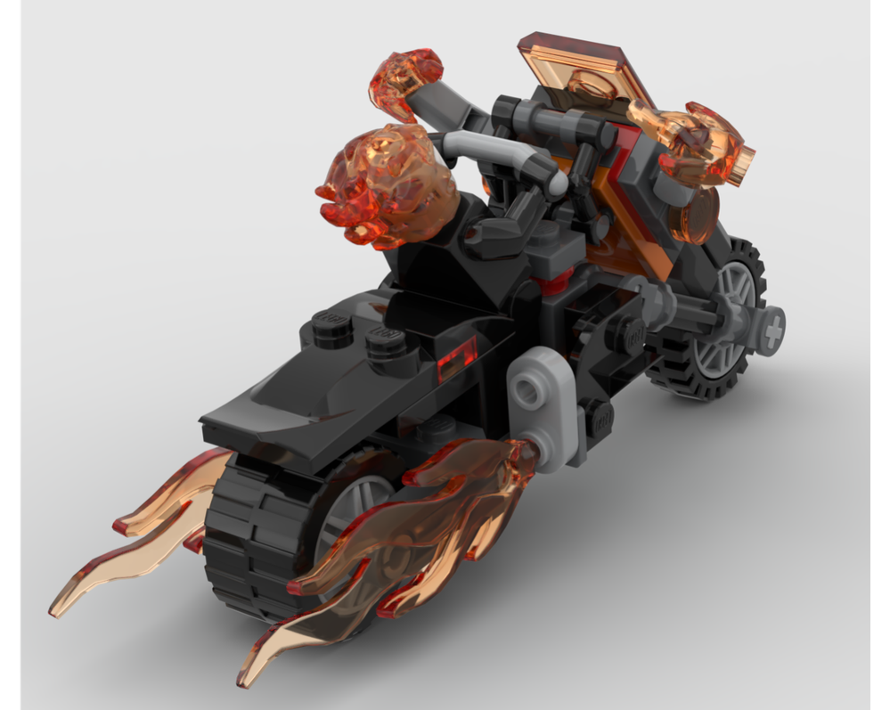 LEGO MOC-279972 Restyled Bike with horned skull 76335 by rnrd25 ...