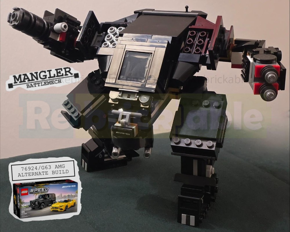 LEGO MOC-280244 Mangler Battle-Mech (76924/G63 AMG alternate) by Mech ...