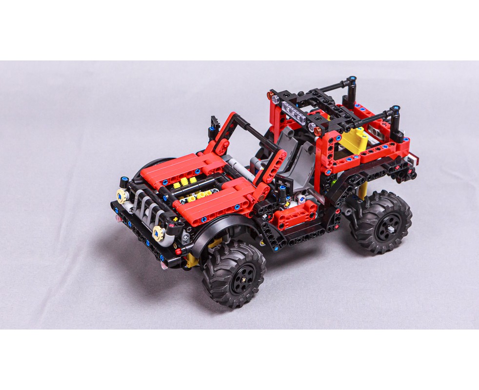 LEGO MOC-280248 Jeep Wrangler Rubicon (42242 Mercedes-Benz Unimog U ...