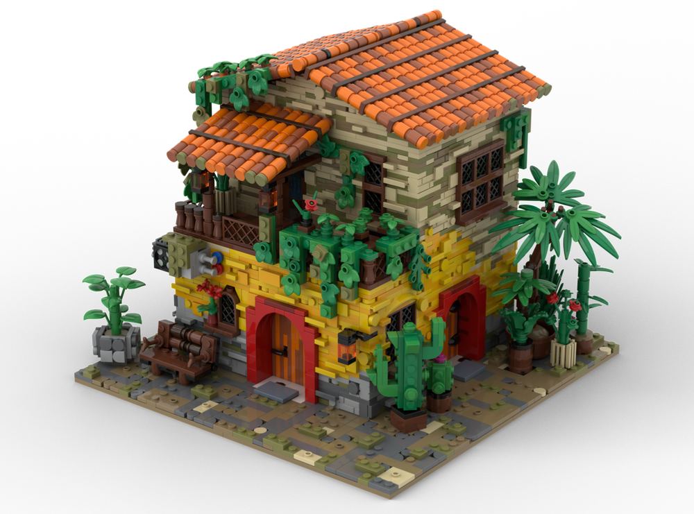 LEGO MOC-280331 Tropical Oasis House by legoprofi | Rebrickable - Build ...