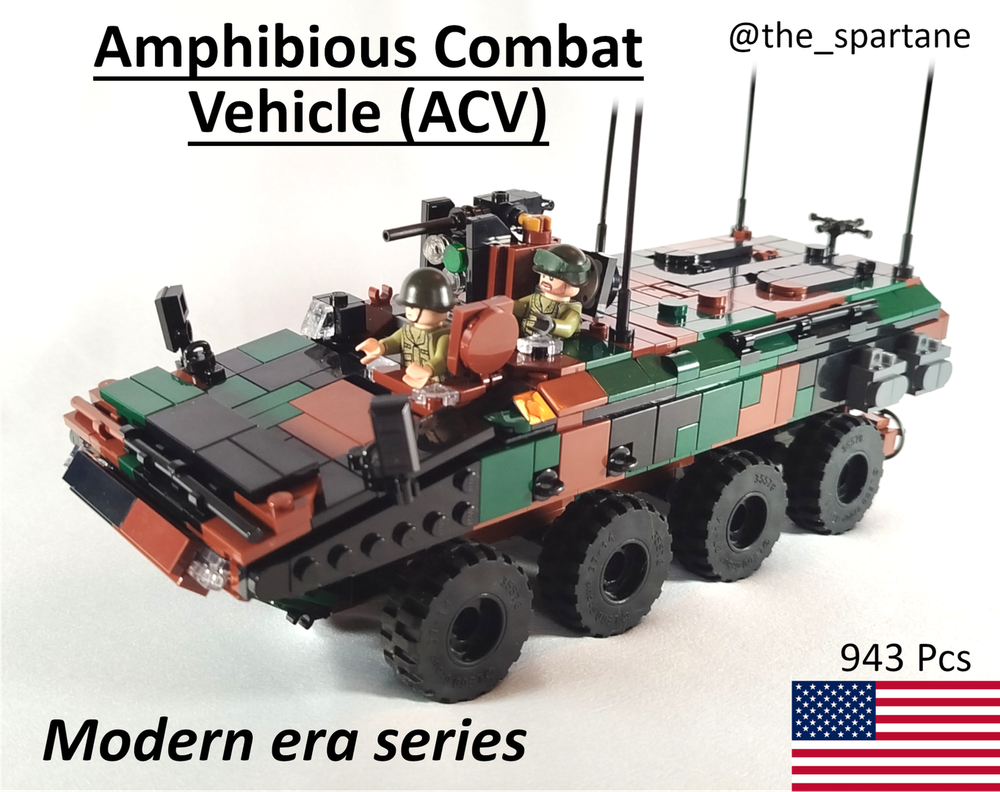LEGO MOC-280461 Amphibious Combat Vehicle (ACV) by Spartane ...
