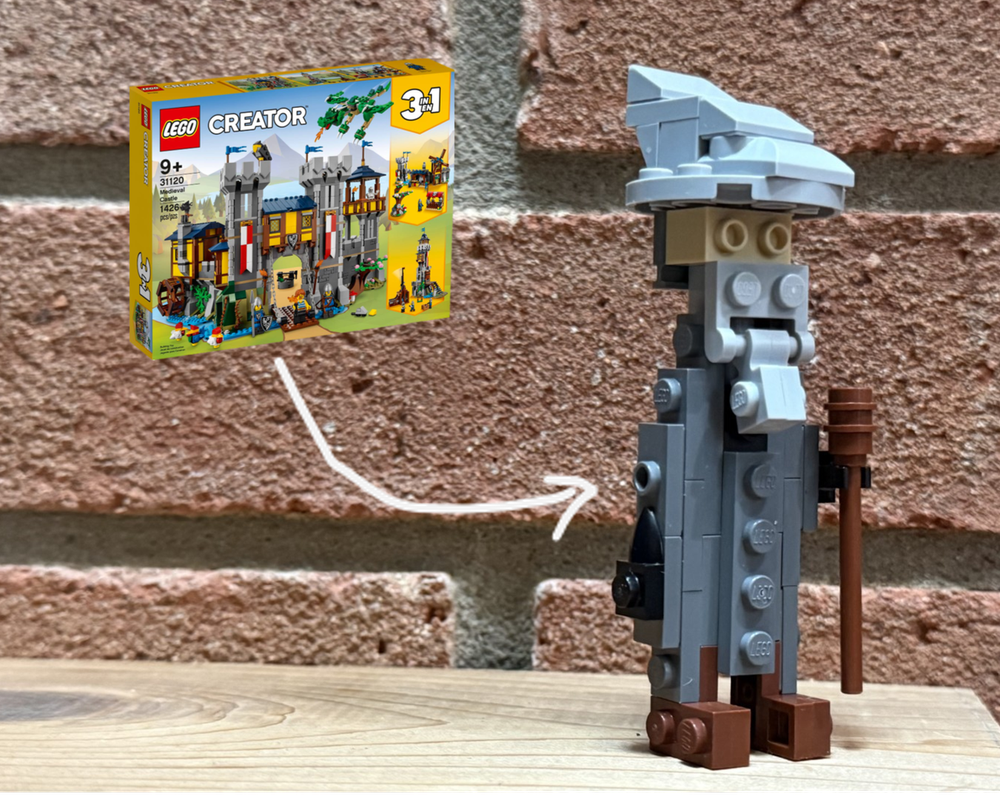 LEGO MOC-280514 Gandalf by Brickbo Baggins | Rebrickable - Build with LEGO