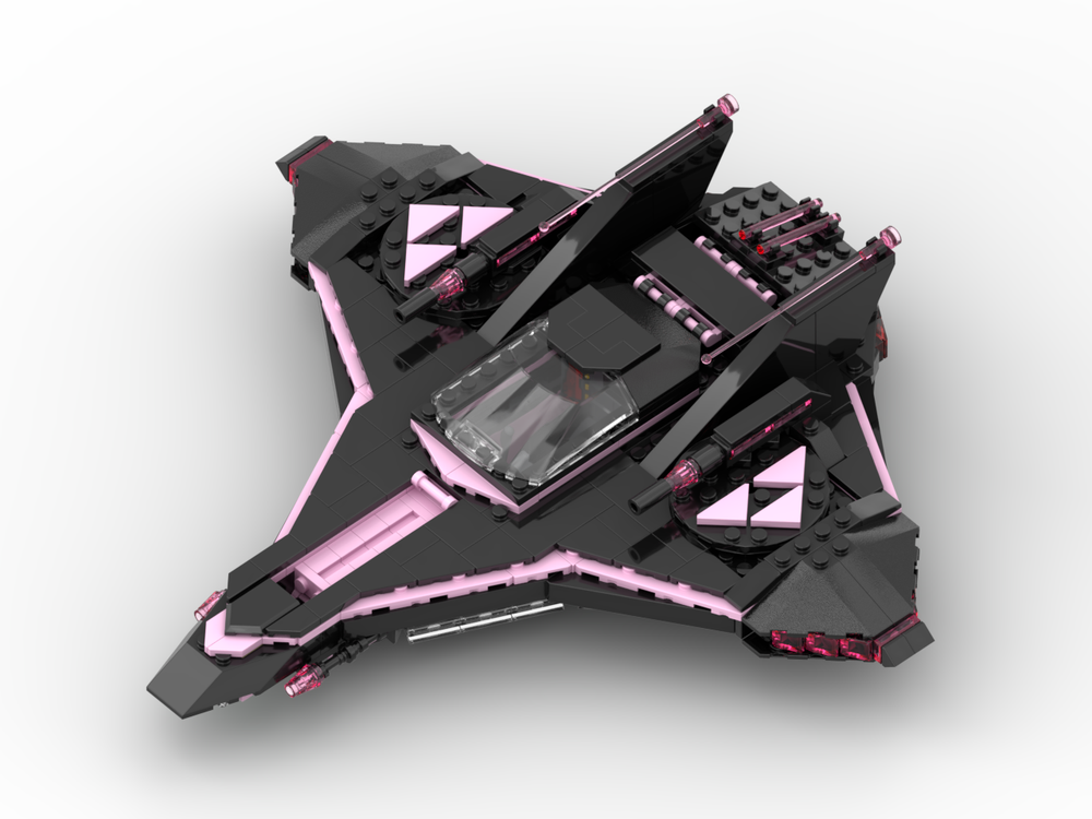 LEGO MOC-280650 Blacktron Pink Paragon by IreMan75 | Rebrickable ...
