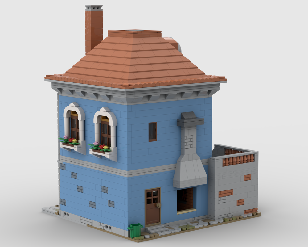 LEGO MOC-280833 Mediterrenian Bakery Modular Building by MrBlackBeard ...