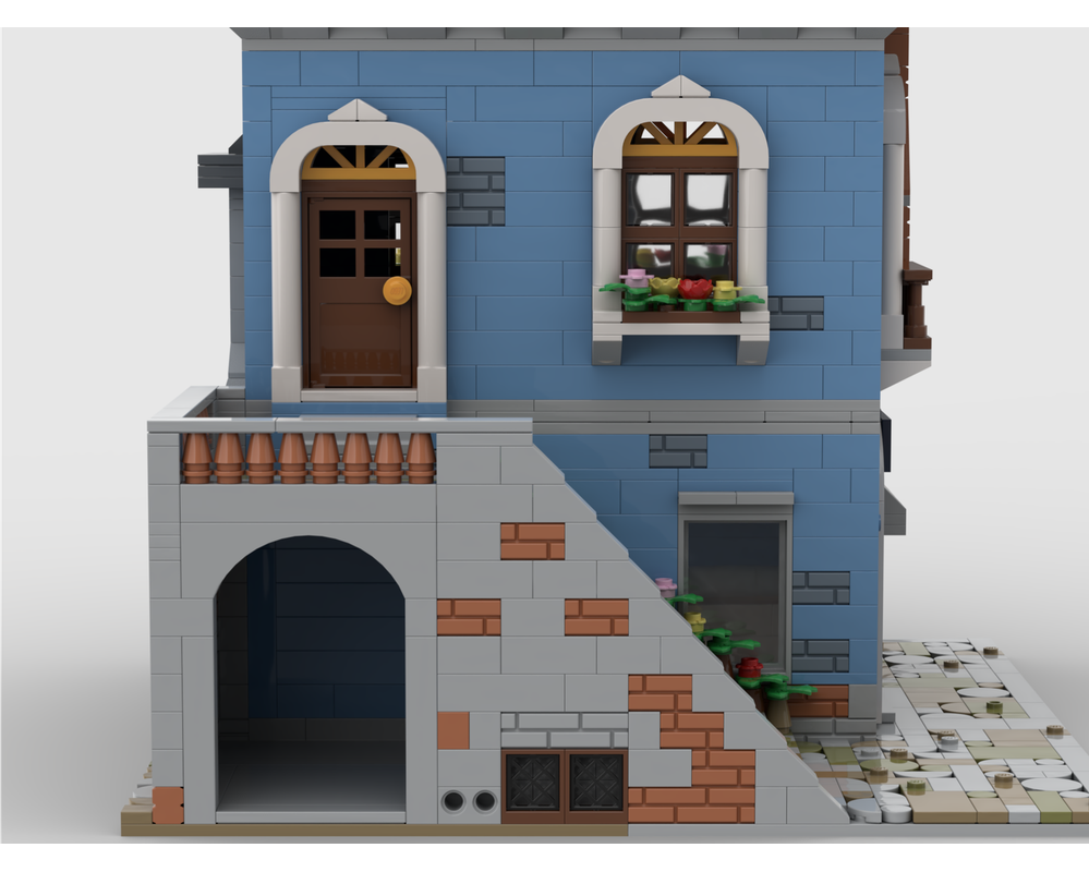 LEGO MOC-280833 Mediterrenian Bakery Modular Building by MrBlackBeard ...