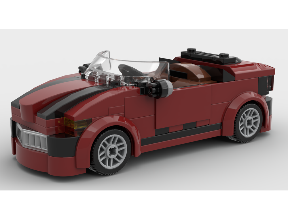 LEGO MOC-28107 Red Roadster by SkywardBrick | Rebrickable - Build with LEGO