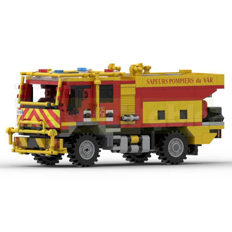 LEGO MOC-281268 Renault D14 CCFM Sapeurs-Pompiers du Var Fire Engine by ...