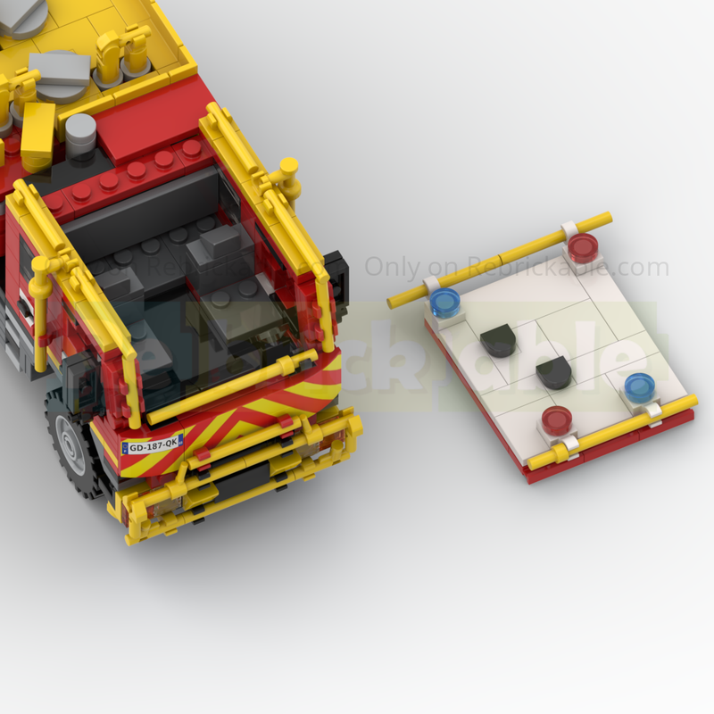 LEGO MOC-281268 Renault D14 CCFM Sapeurs-Pompiers du Var Fire Engine by ...
