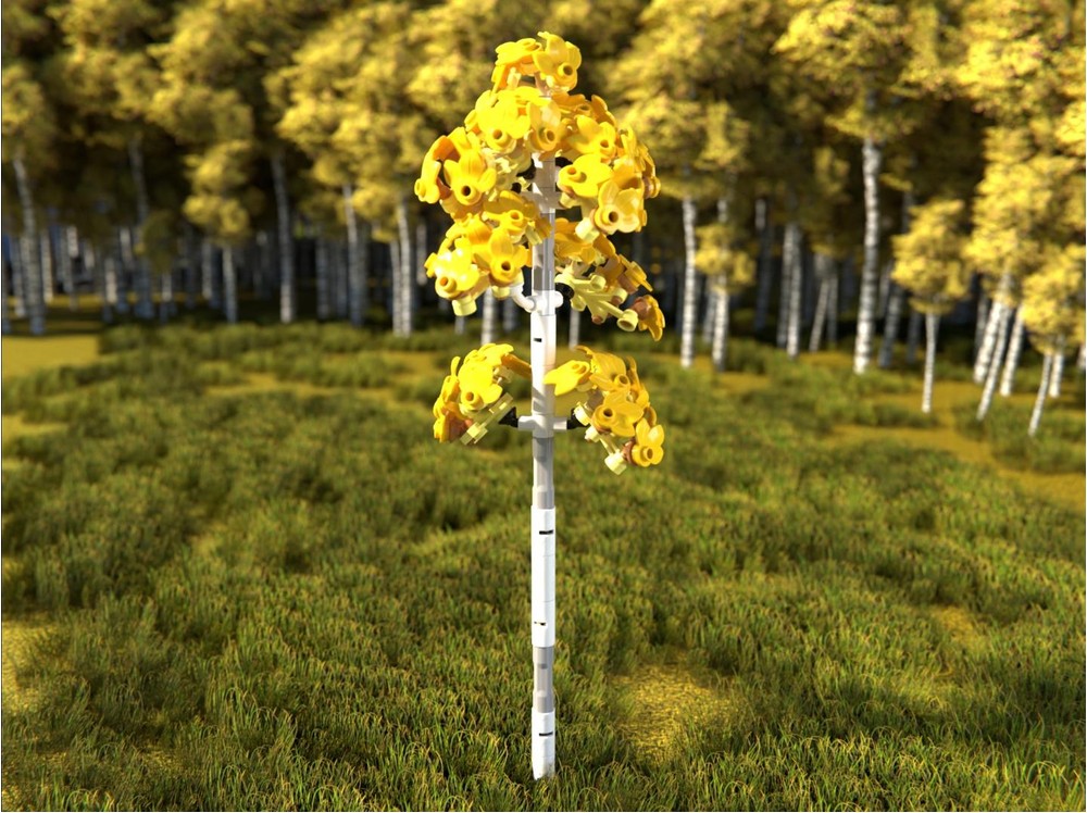 LEGO MOC-281374 Quaking Aspen Tree by ModularManiac | Rebrickable ...