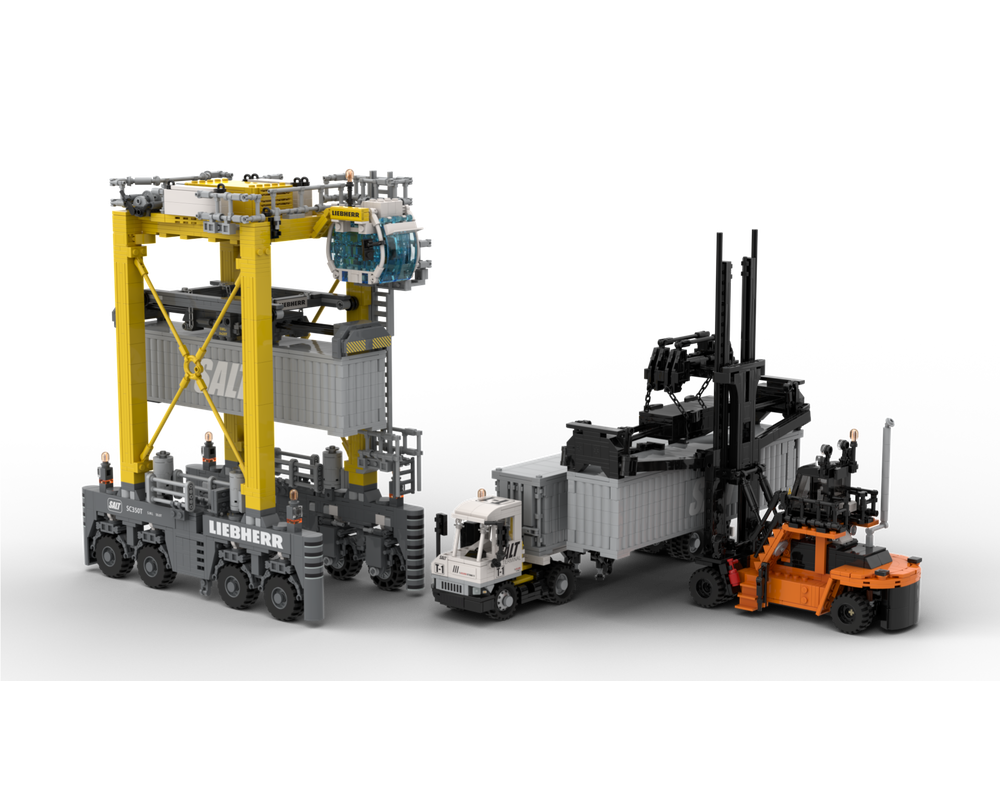 LEGO MOC-281423 Container Terminal Bundle Pack by Yellow.LXF ...