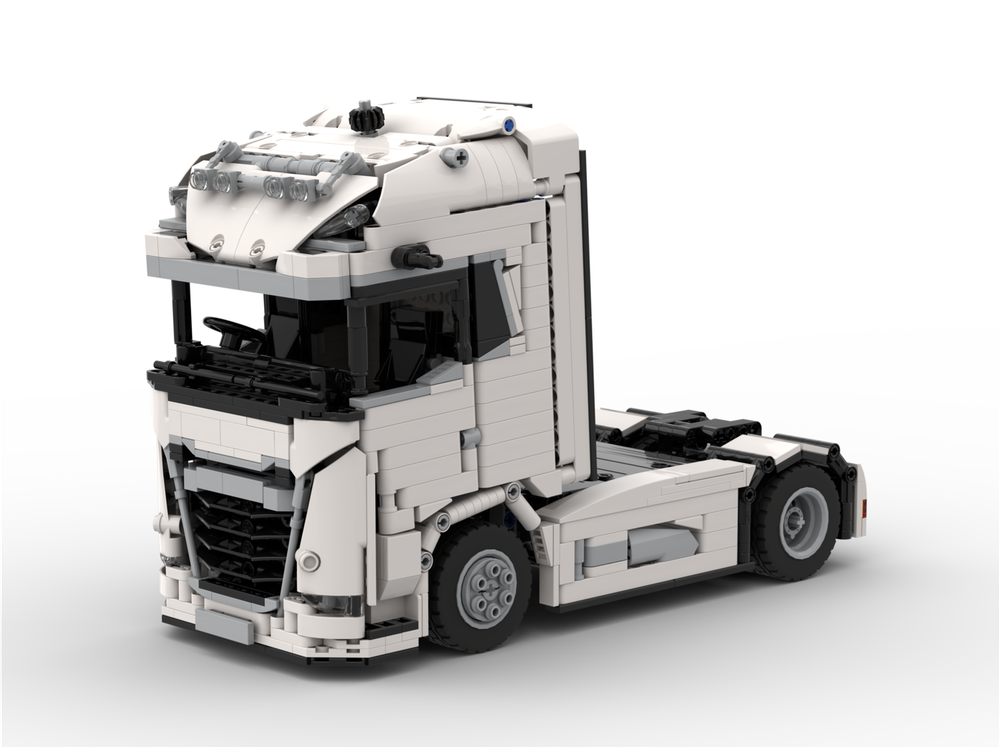 LEGO MOC-281433 2021 DAF XG (White) by Mcd_technic | Rebrickable ...