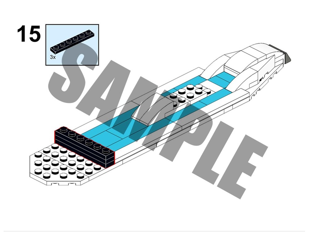 LEGO MOC-28267 Excelsior Class (Refit) Starship - Star Trek Generations ...