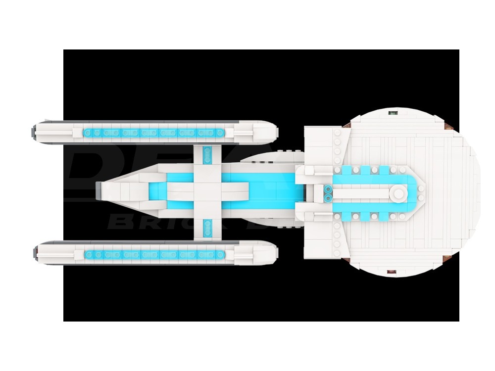 LEGO MOC-28267 Excelsior Class (Refit) Starship - Star Trek Generations ...