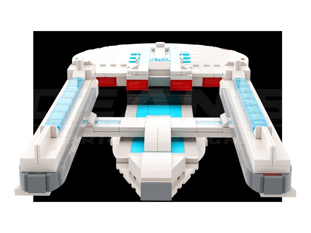 LEGO MOC-28267 Excelsior Class (Refit) Starship - Star Trek Generations ...