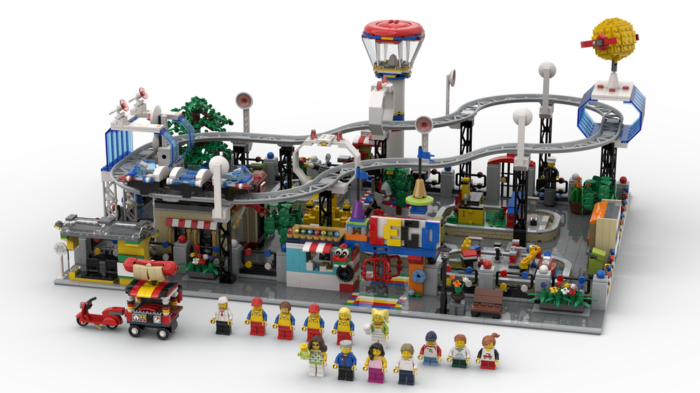 LEGO MOC Modular Legoland by denjohan | Rebrickable - Build
