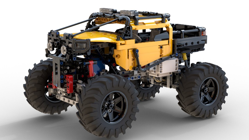 LEGO MOC 42099 C model 'Quadro' by gyenesvi