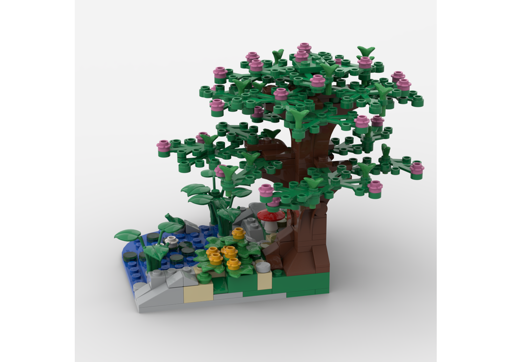 LEGO MOC Tree on a Lake Mini by l1anchu | Rebrickable - Build with LEGO