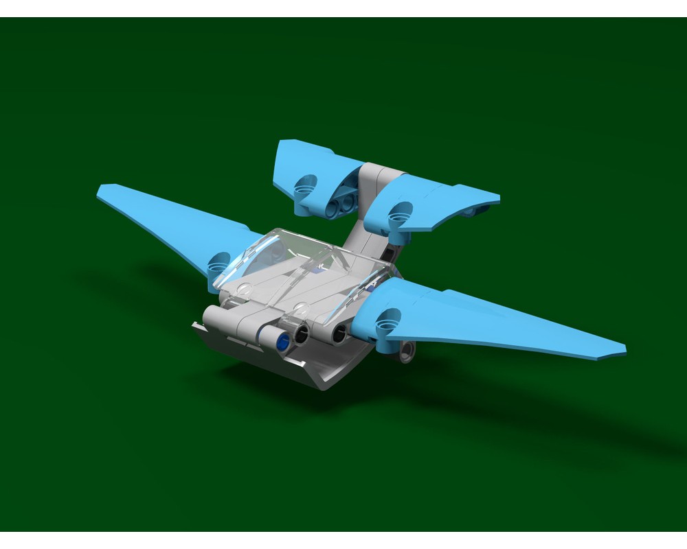 Lego Moc 28456 Two Person Glider Technic Model Airport 2019 Lego Moc 28456 Two Person Glider