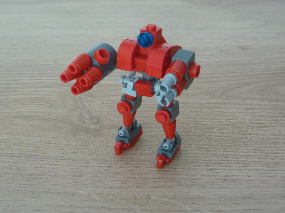 LEGO MOC LEGO How to Build a Mini Robot Mech #7 Instructions Tutorial ...