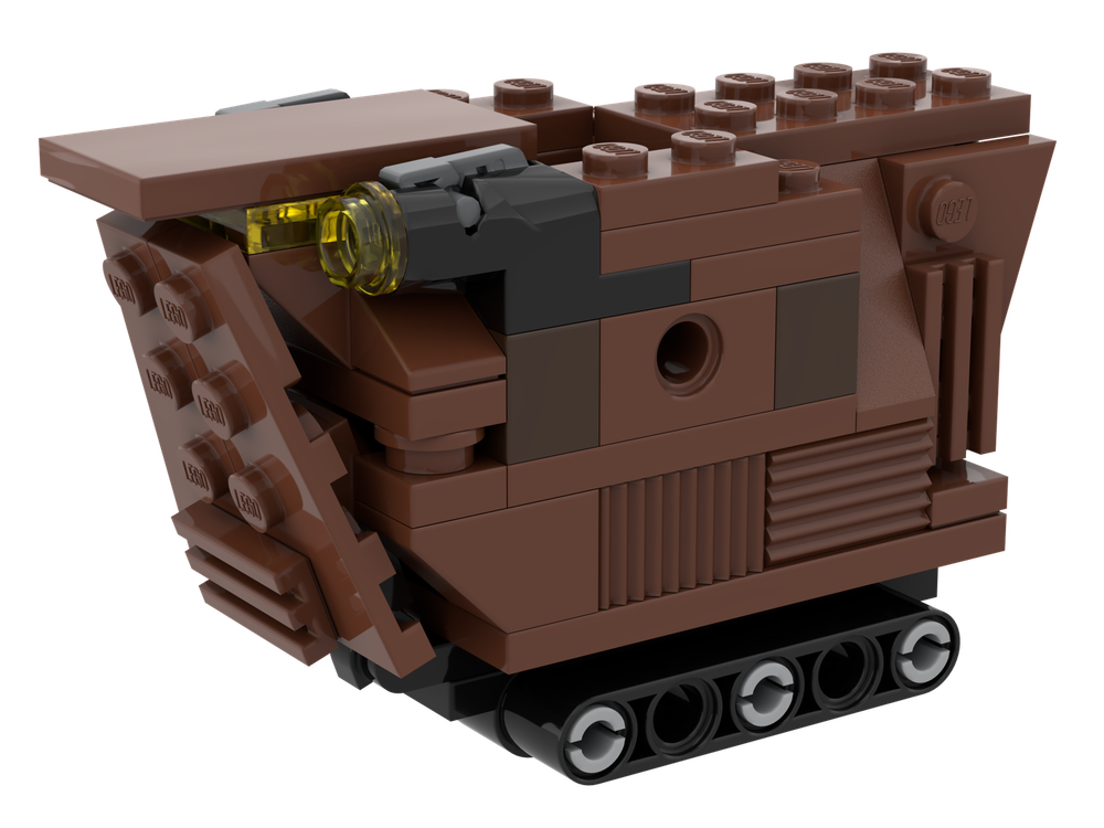 LEGO MOC-28619 Sandcrawler Microfighter by Pableras | Rebrickable ...