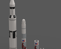 ULA Vulcan (1:110 Saturn V scale)
