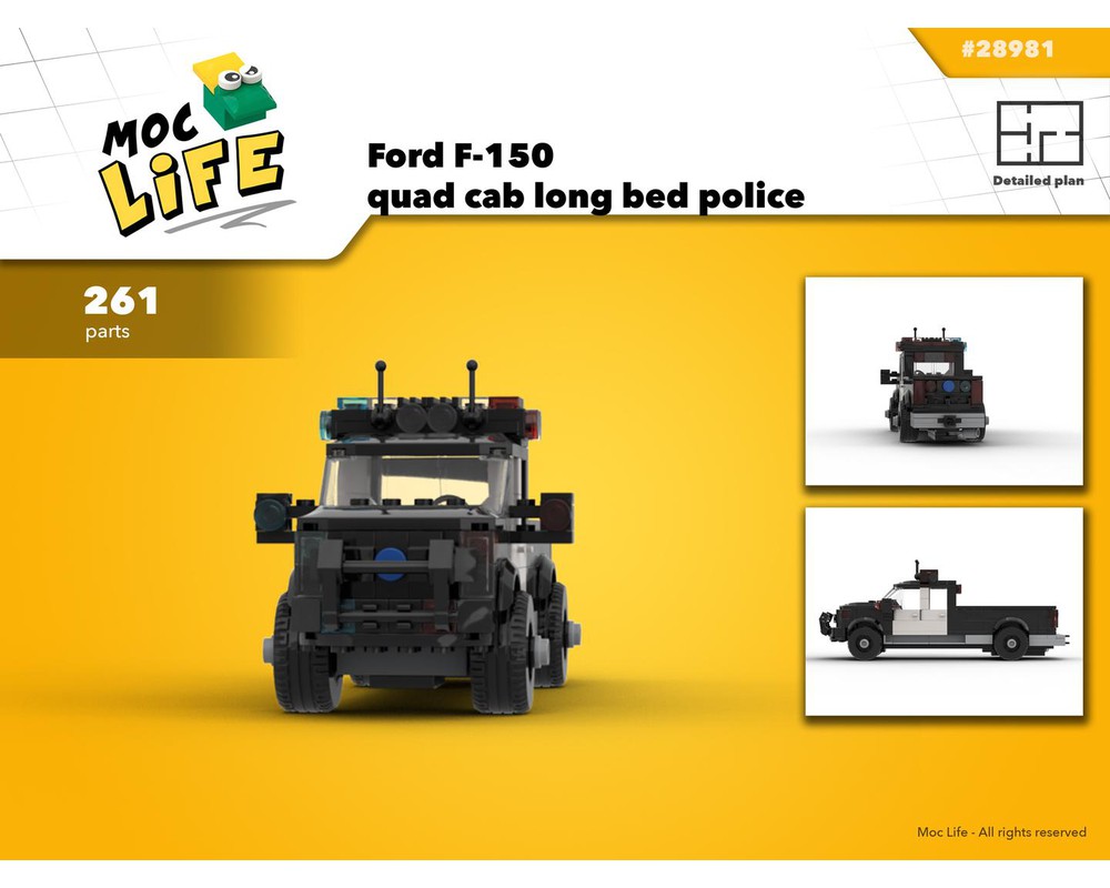 lego police pickup truck