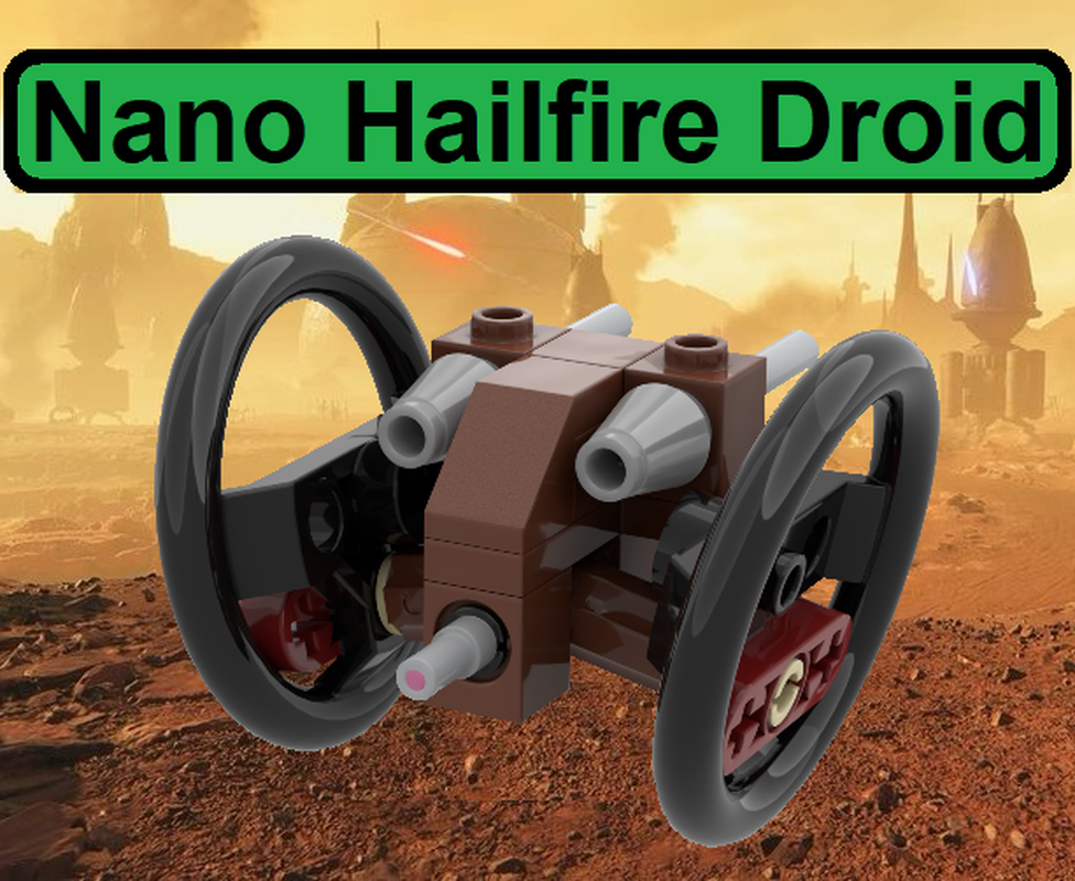 Lego Moc Nano Hailfire Droid By Wheelsspinnin Rebrickable Build With Lego 2687