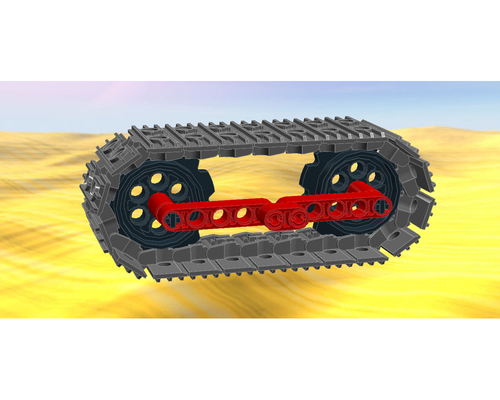 LEGO MOC Large Tracks - 10 Center By TurboRatRods | Rebrickable - Build ...