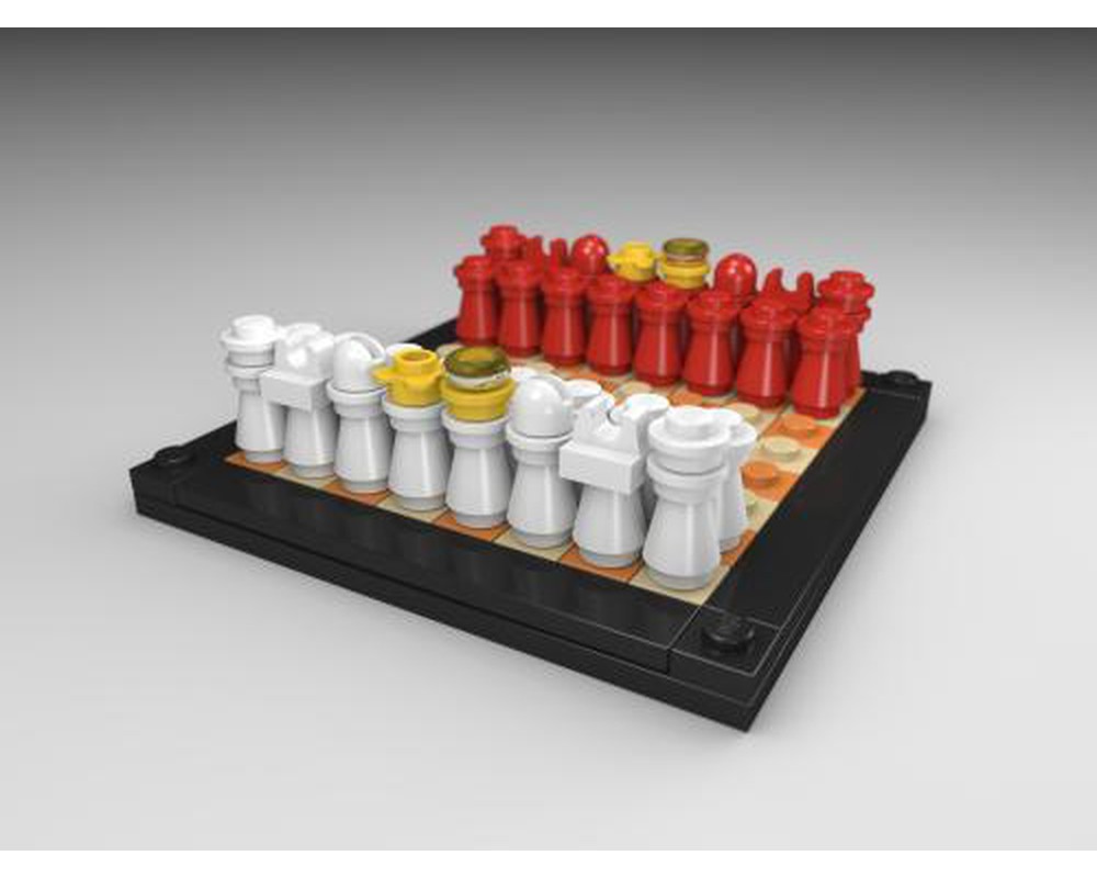 lego minifigure chess set