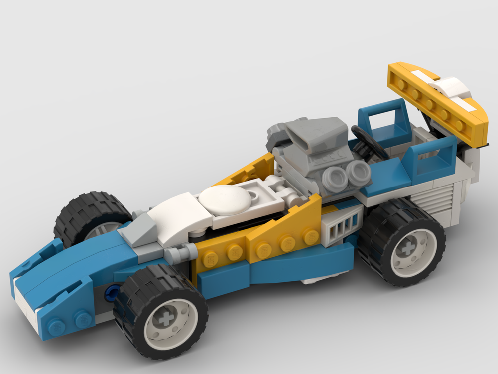 LEGO MOC 31072 Slingshot Dragster by Immo | Rebrickable - Build with LEGO