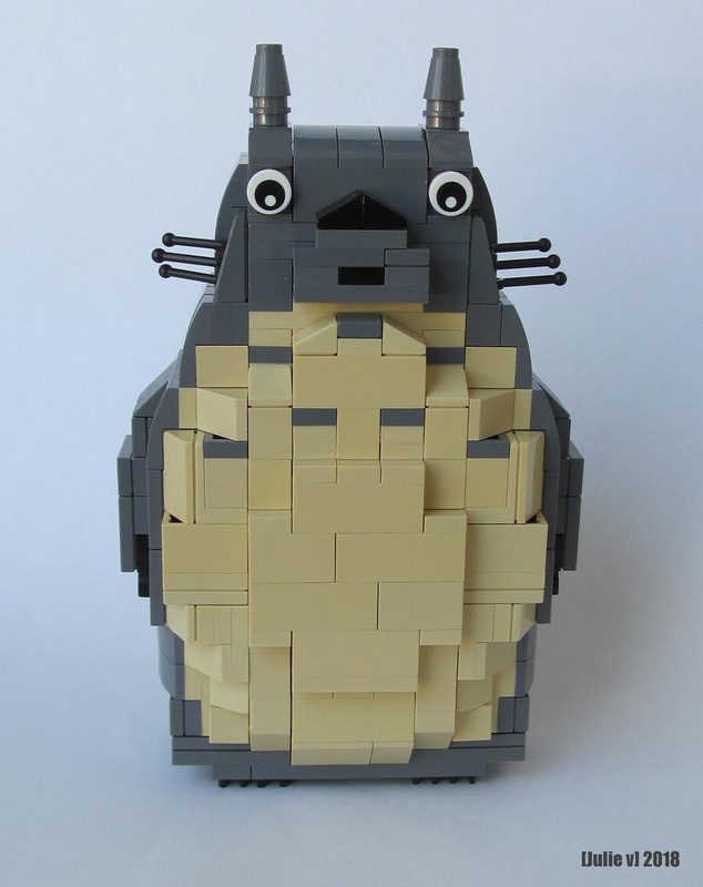 blive imponeret mus Installation LEGO MOC Totoro by Julie-v | Rebrickable - Build with LEGO