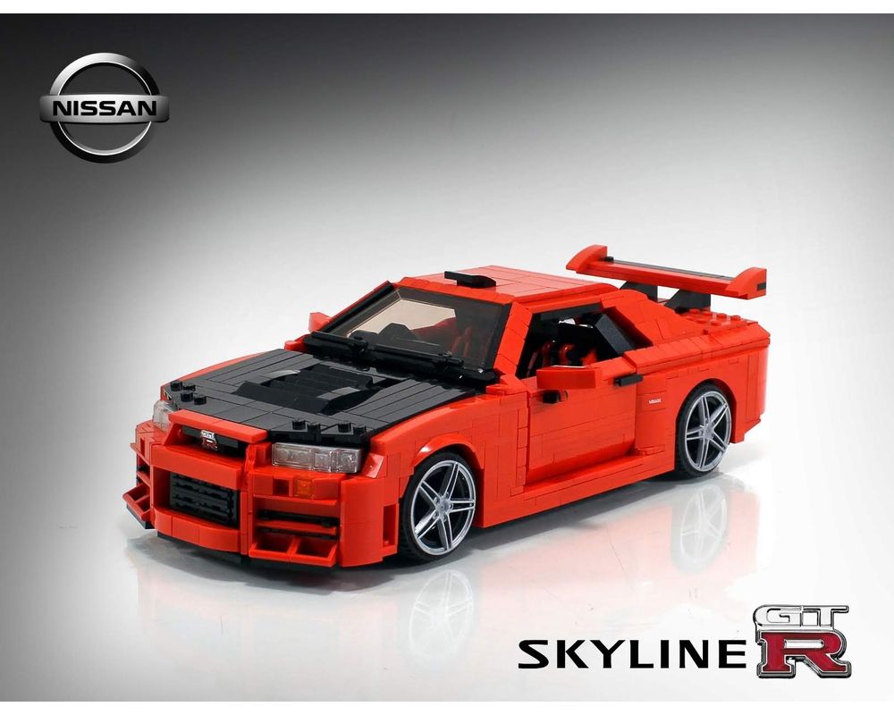 Lego Moc 29377 Nissan Skyline Gtr R34 Cars 2019 Rebrickable